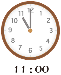 11：00