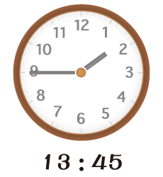 13：45